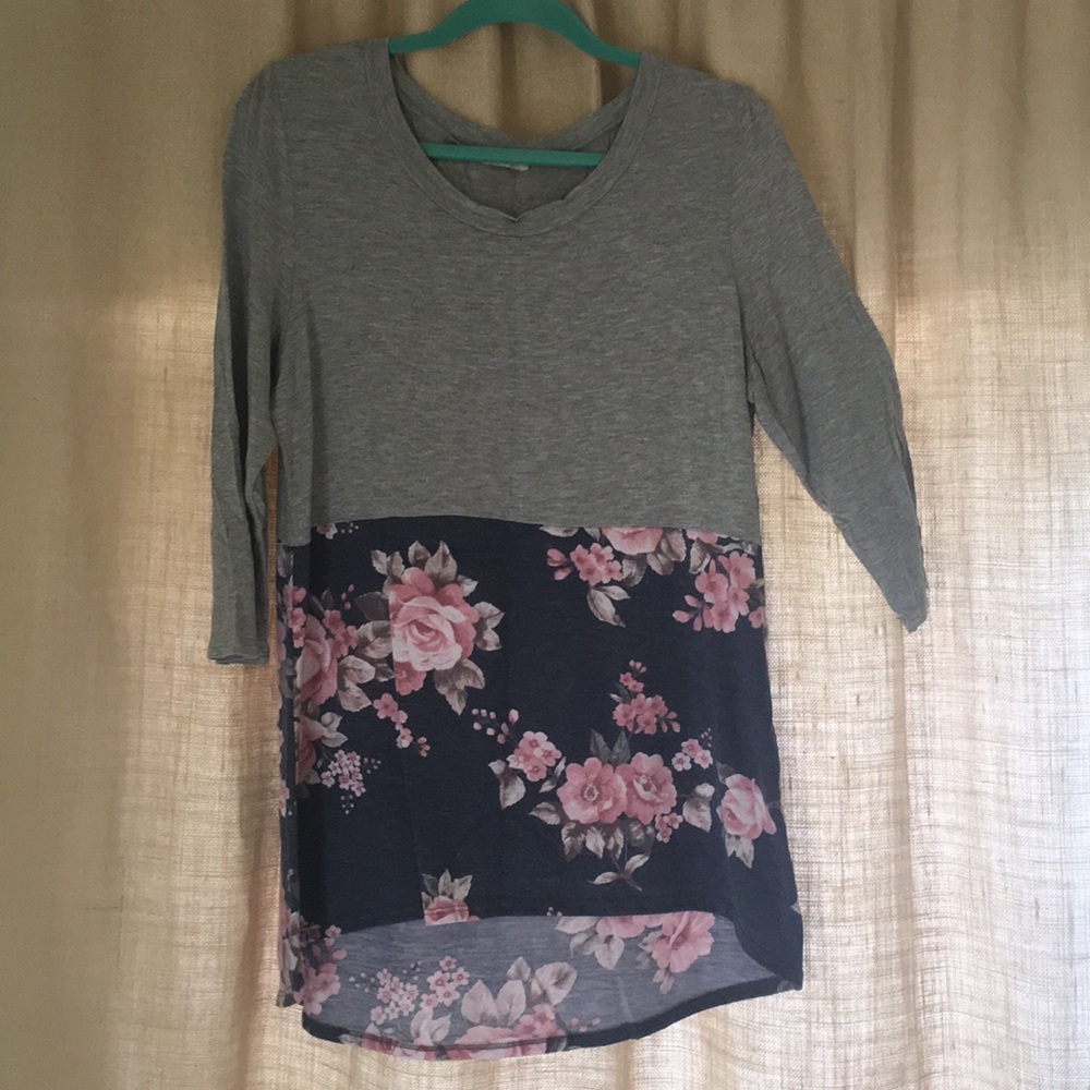 Egs by Eloges Floral Tunic Top